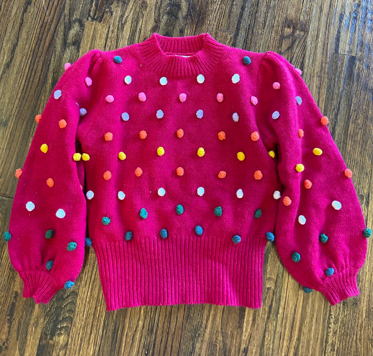 Multi Polka Dot Sweater