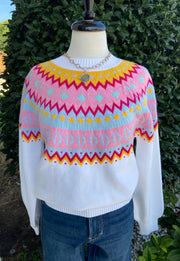 Pastel Burst Sweater